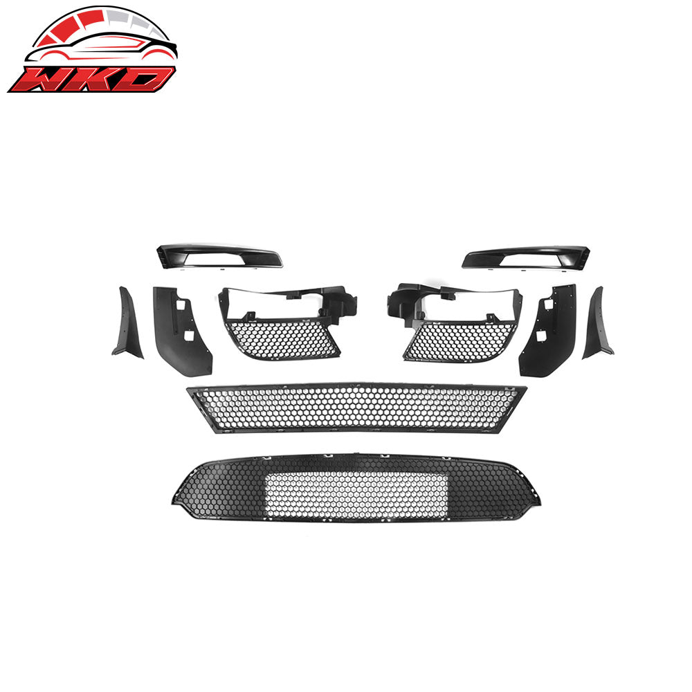 Fits 10-14 Ford Mustang GT500 to S550 GT500 Style Front Bumper Cover Conversion