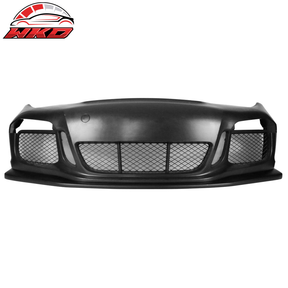 Fits 05-12 Porsche Carrera 911 997 to 991 GT3 RS Style Front Bumper Cover w/ DRL