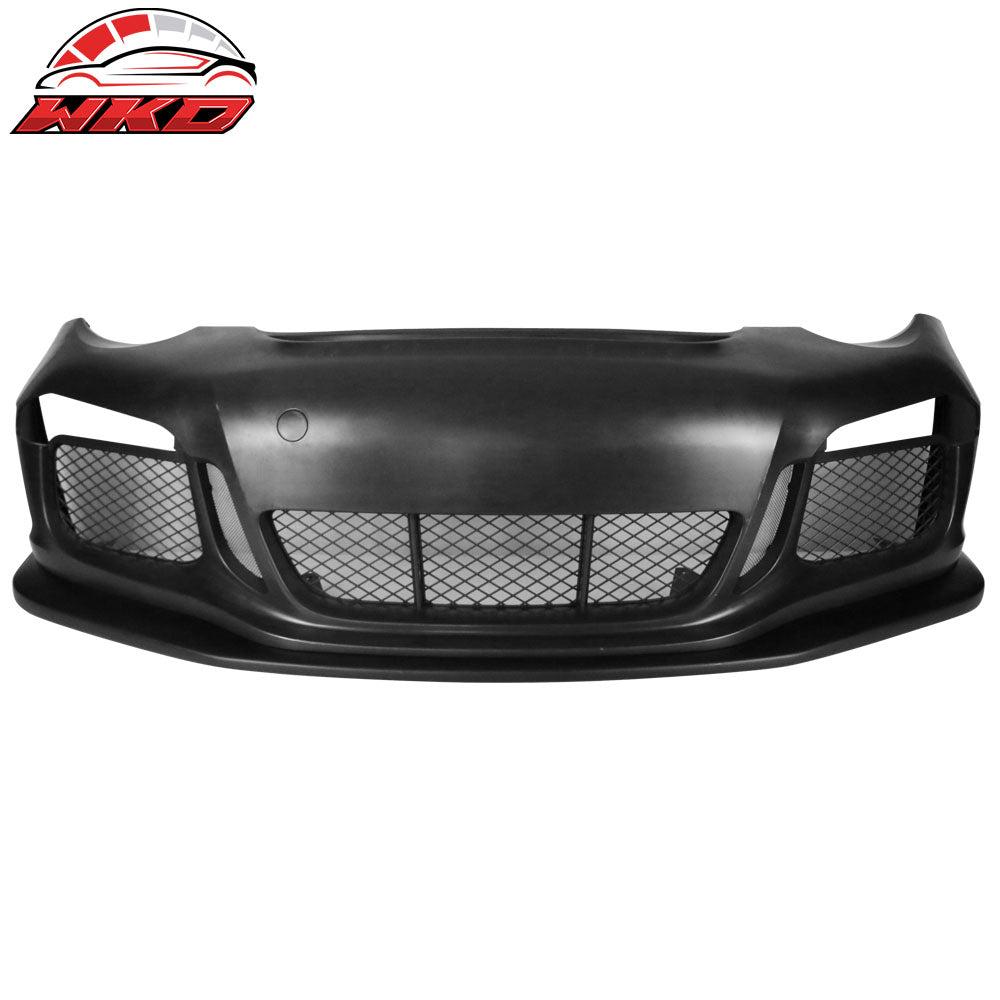 Fits 05-12 Porsche Carrera 911 997 to 991 GT3 RS Style Front Bumper Cover w/ DRL
