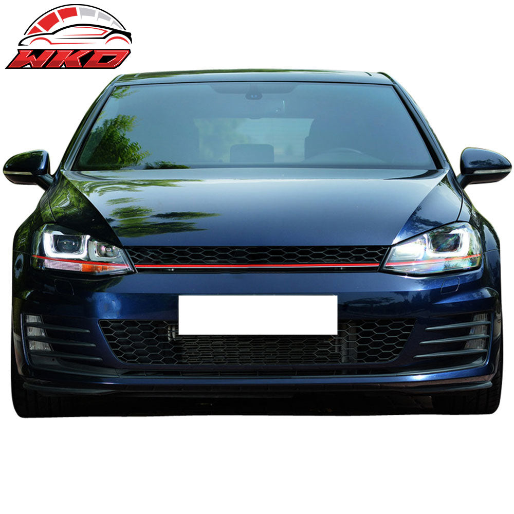 Fits 15-17 VW Volkswagen Golf 7 MK7 GTI Style Front Bumper Cover Grille No PDC