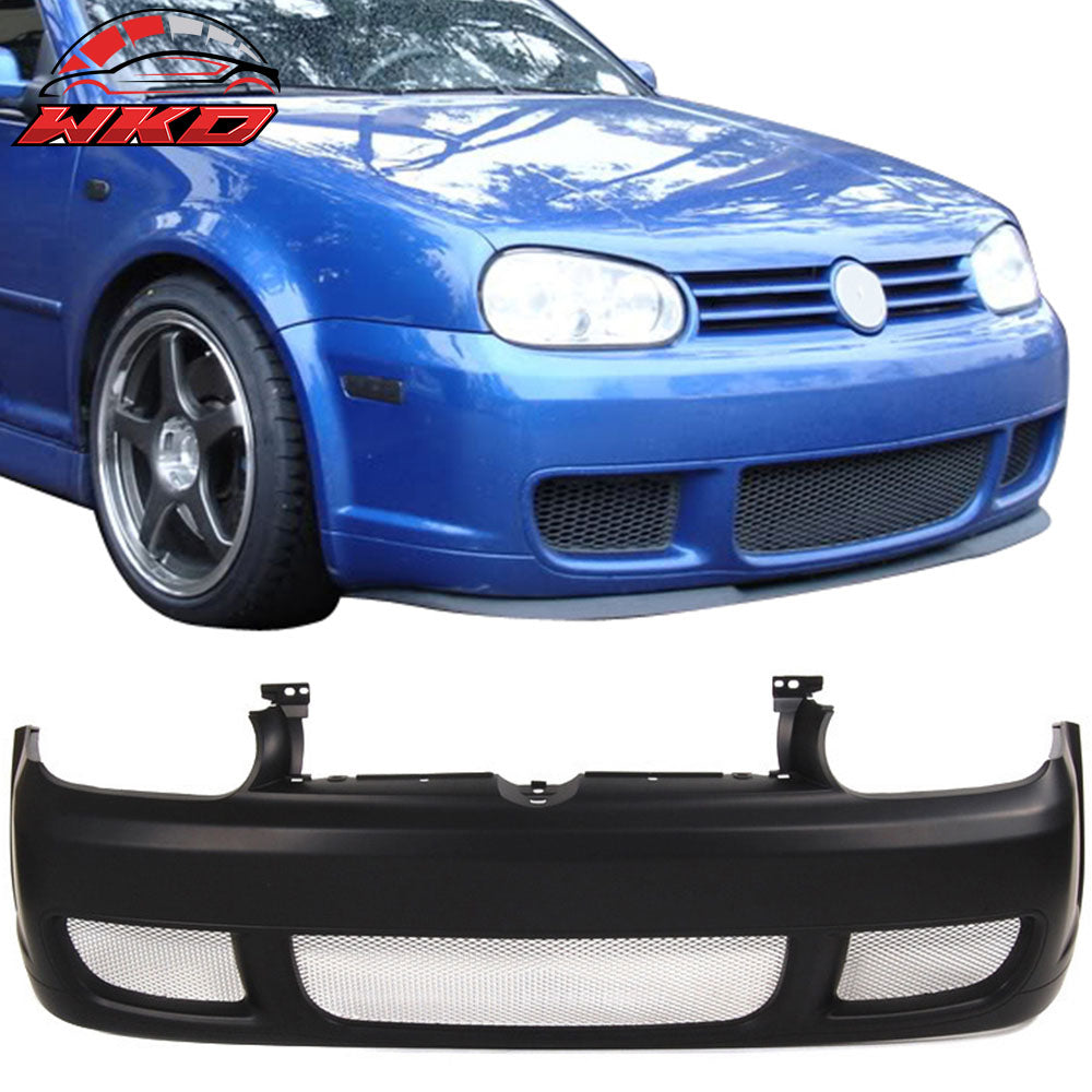 Fits 99-05 VW Volkswagen Golf MK4 R32 Style Front Bumper Cover Conversion Kits