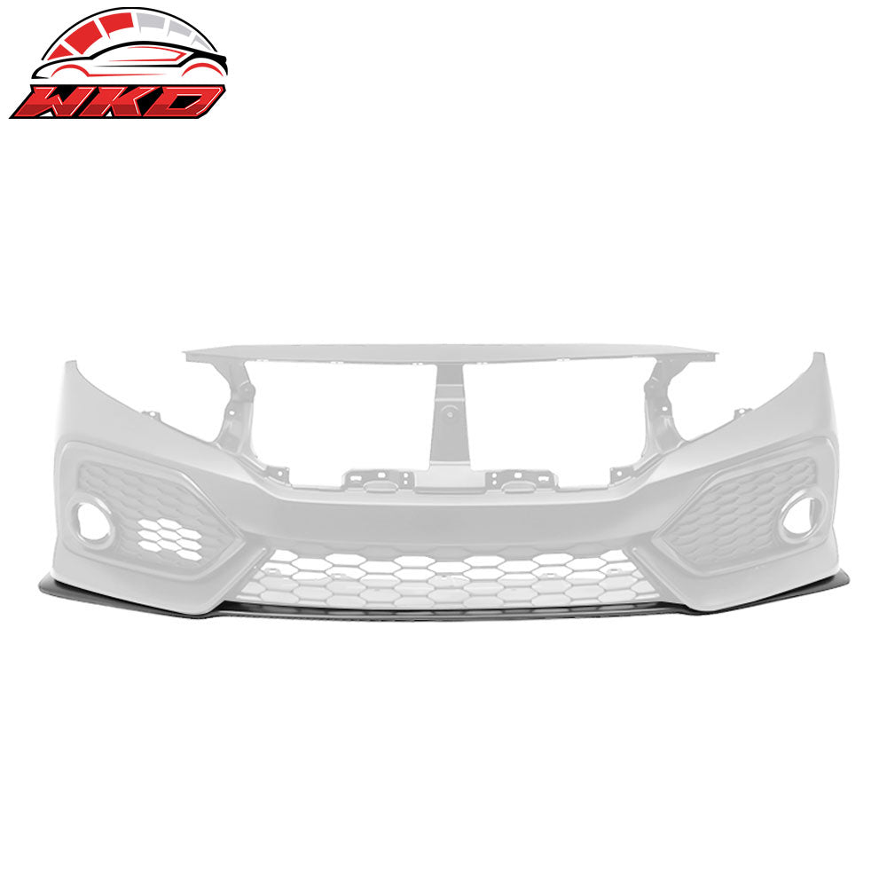 Replacement Front Lip for 16-21 Honda Civic Si OE Style Front Bumper Cover - PP