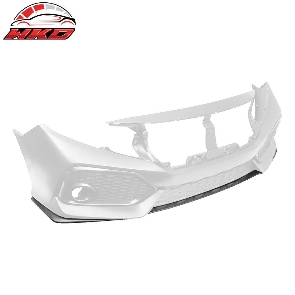 Replacement Front Lip for 16-21 Honda Civic Si OE Style Front Bumper Cover - PP