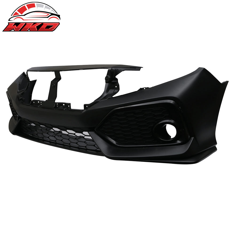 Fits 16-21 Honda Civic OE Style Front Bumper Cover Conversion Kit W/Grille PP