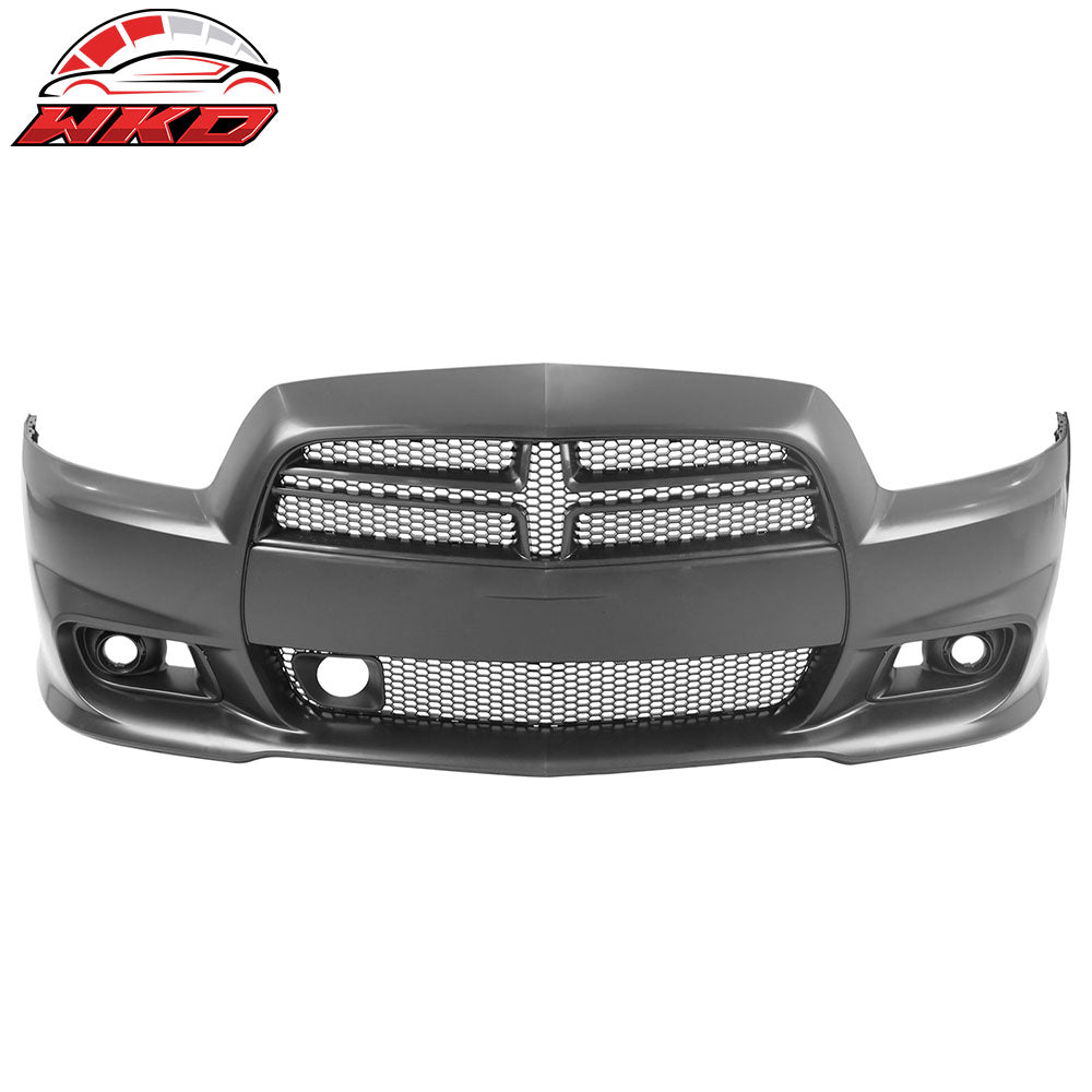 2011-14 Dodge Charger SRT8 PP Front Bumper Cover Conversion + Grilles W/ ACC | Wholesale