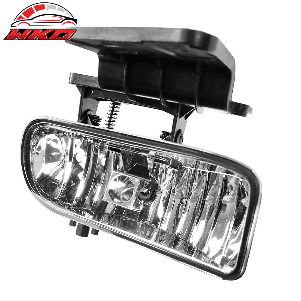 Fit 99-02 Chevy Silverado 00-06 Suburban Tahoe Front Bumper Fog Lights Clear Len