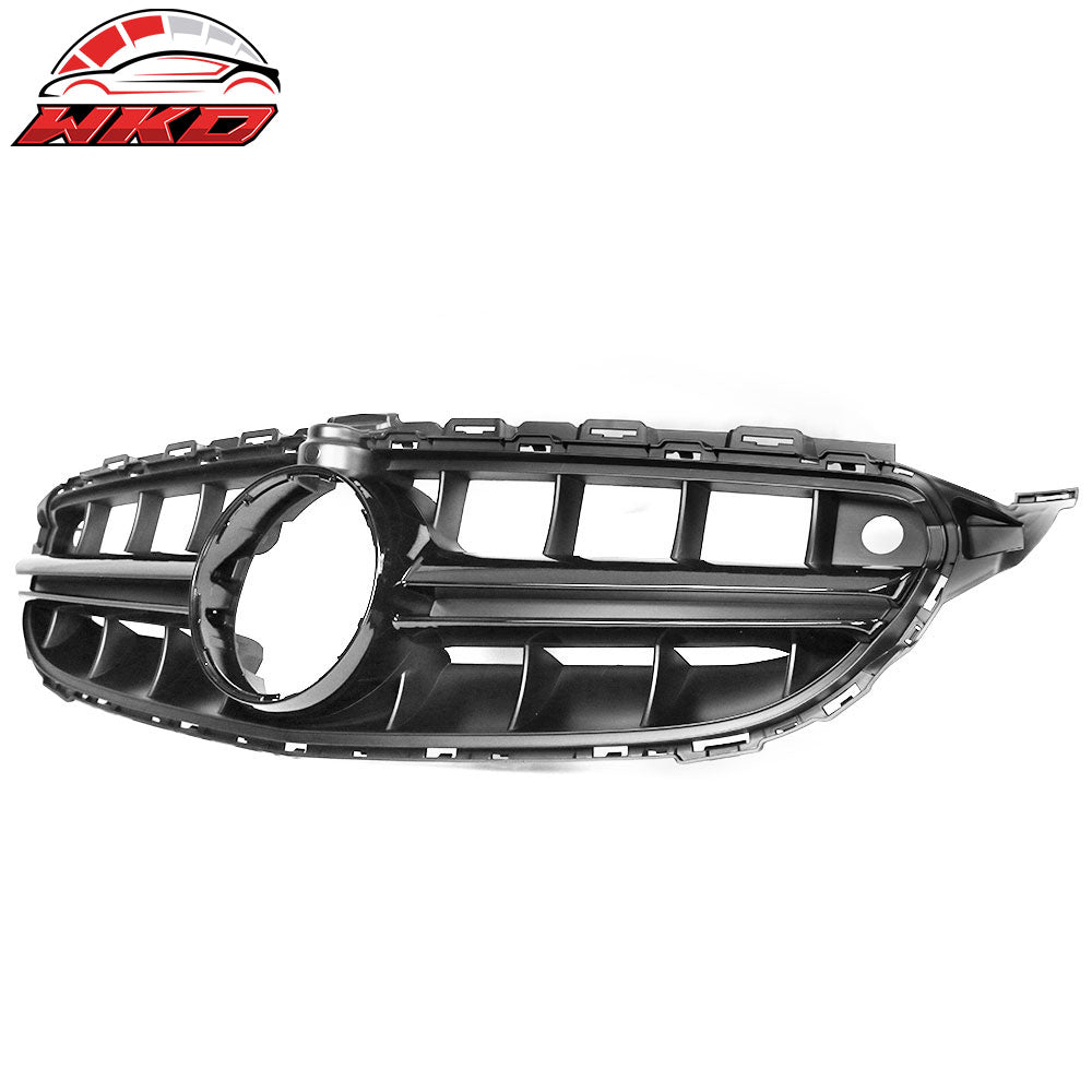 Fit 15-18 Benz C Class W205 AMG Front Bumper Grille Camera Hole