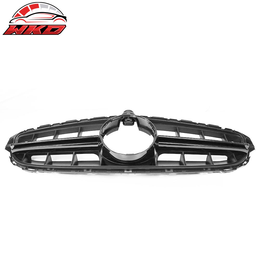 Fit 15-18 Benz C Class W205 AMG Front Bumper Grille Camera Hole