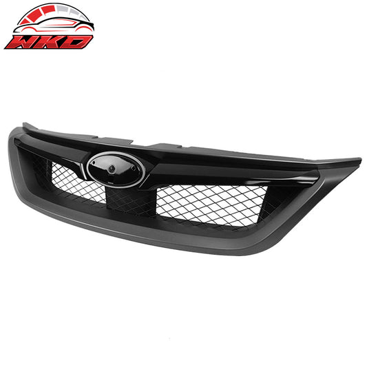 11-14 Subaru Impreza WRX STI OE Front Bumper Grille Gloss Black W/ Gray | Wholesale