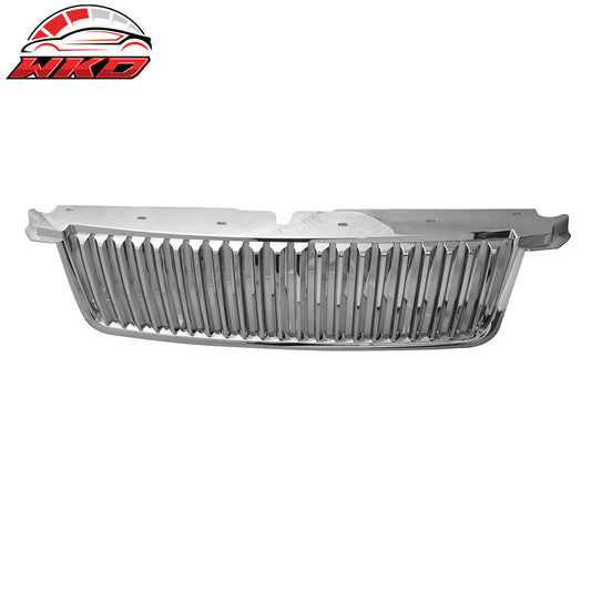Fit 06-10 Ford Explorer Vertical Style Chrome Front Bumper Grille | Wholesale
