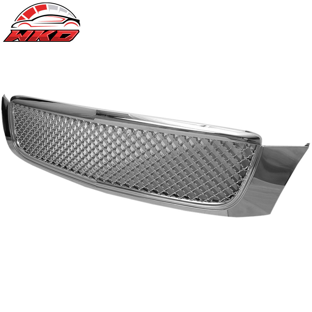 Fit 00-05 Cadillac Deville Diamond Mesh Style Front Bumper Hood Grill Grille ABS