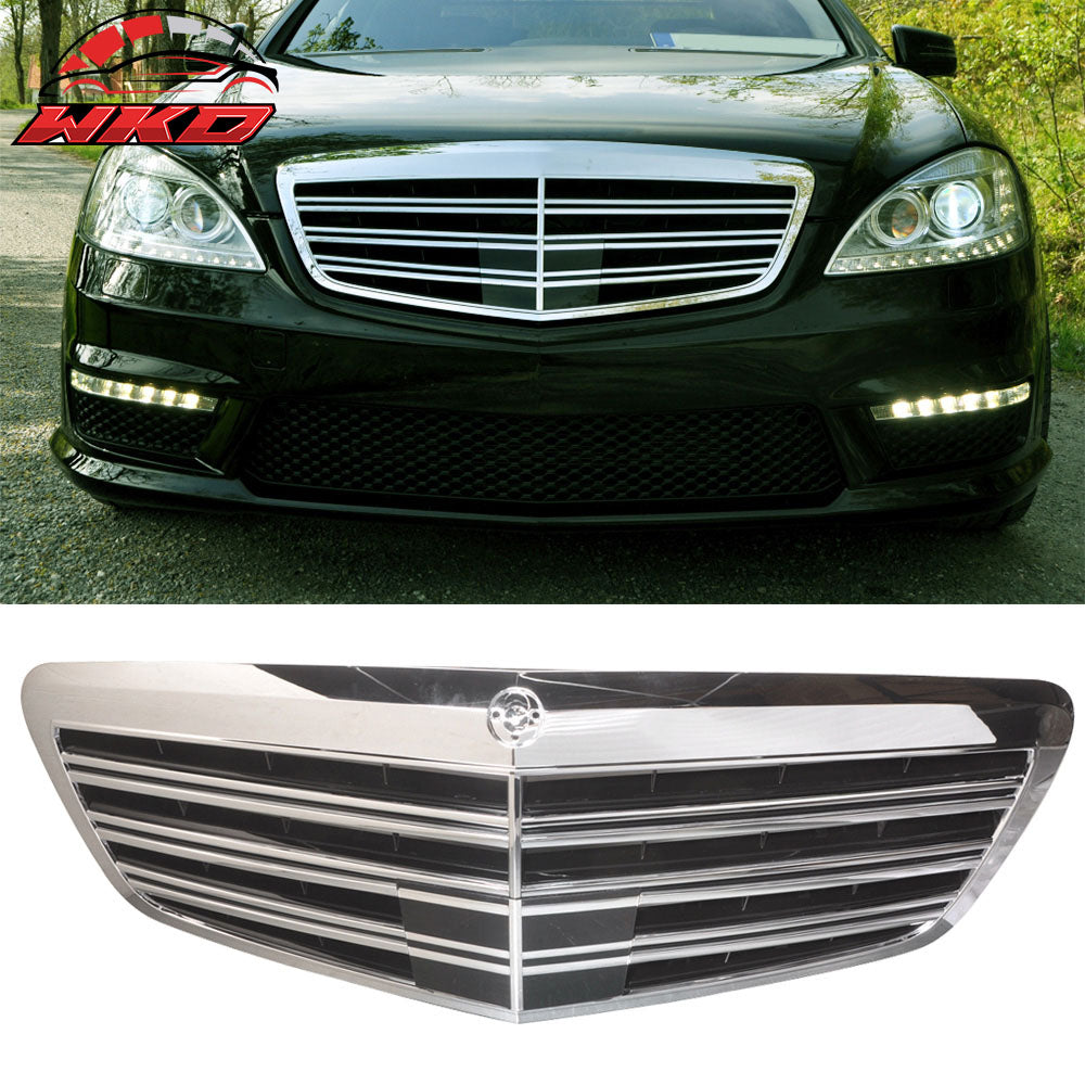 Fits 10-13 Mercedes Benz W221 S Class Front Bumper Hood Grille AMG Conversion
