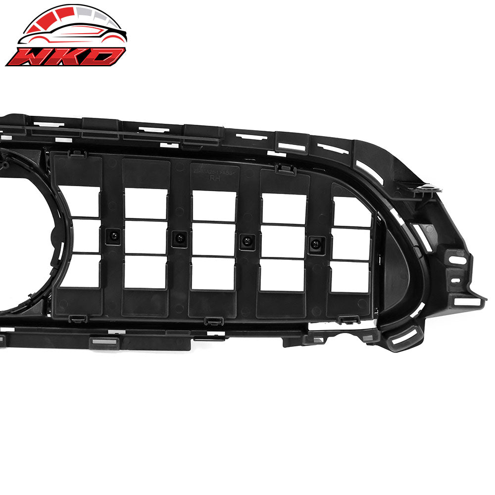 Fits 21-23 Benz W213 E Class AMG GT Chrome Gloss Black Front Bumper Hood Grille