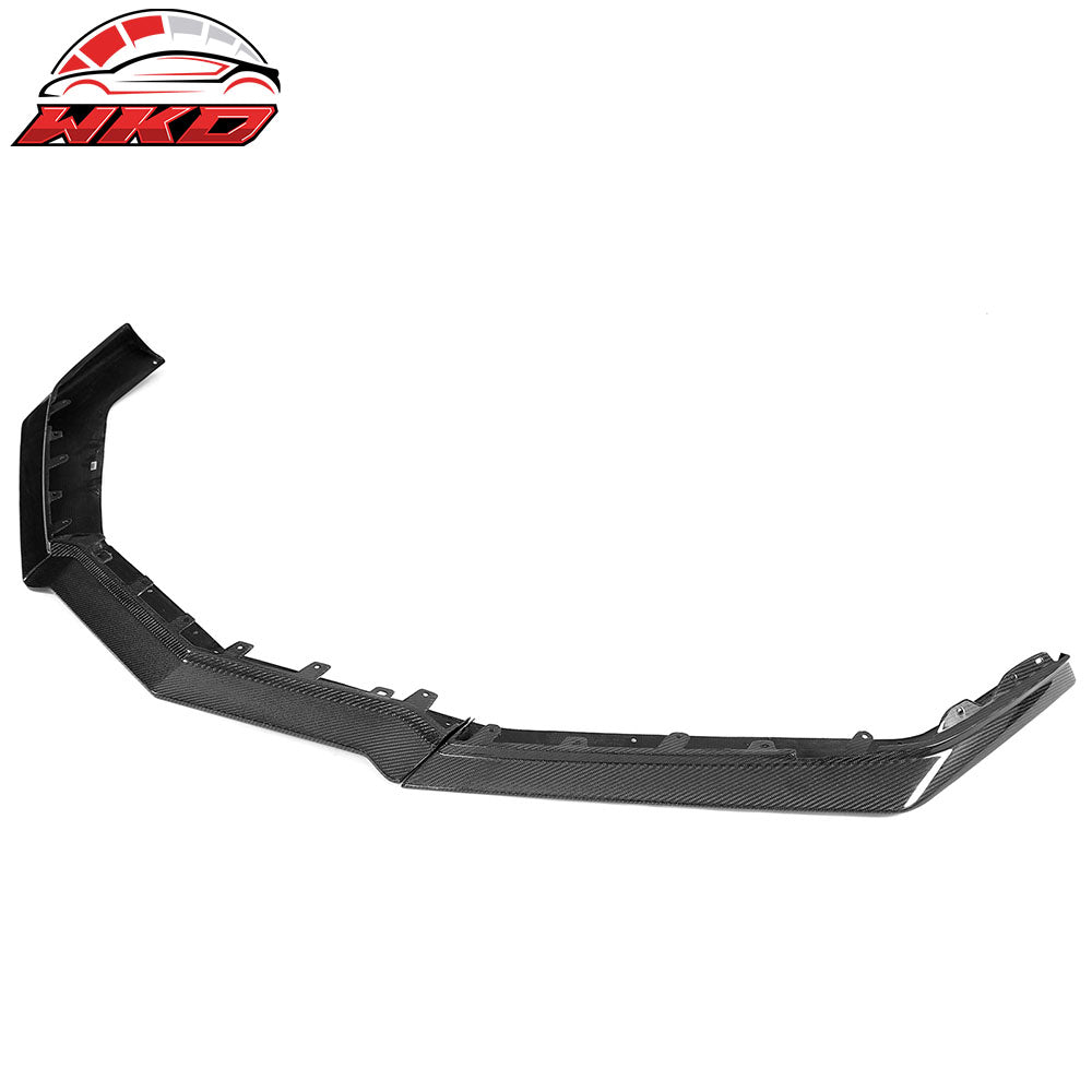 Fits 23-25 Chevrolet Corvette C8 Z06 E-Ray ZR1 Front Bumper Lip Carbon Fiber 3PC