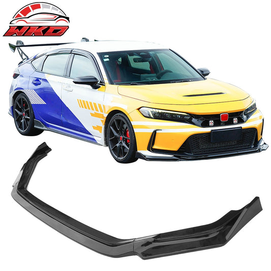 23-26 Honda Civic FL5 Type R Hatchback AK PP Front Bumper Lip Gloss Black | Wholesale