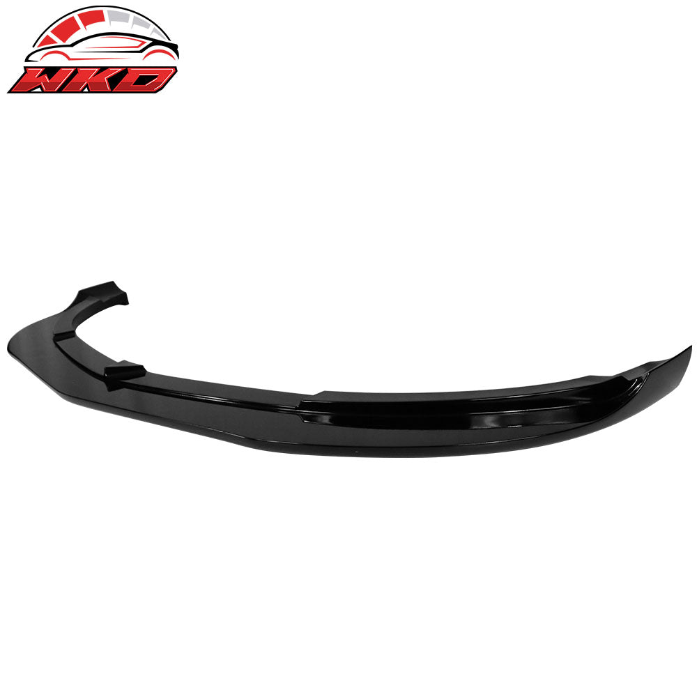 Fits 14-16 Mercedes-Benz C117 CLA Class Revo Style Front Bumper Lip Gloss Black