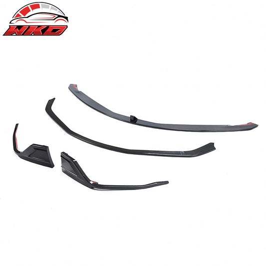 20-25 Toyota GR Supra A90 A91 MZ Speed 4PCS Front Bumper Lip Carbon Fiber | Wholesale