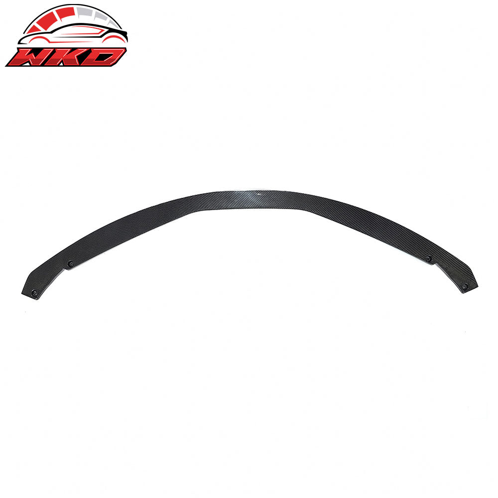 Fits 20-25 Toyota GR Supra A90 A91 MZ Speed 4PCS Front Bumper Lip Carbon Fiber