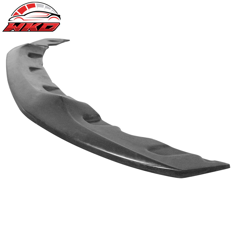 Fits 14-20 BMW F32 F33 F36 4-Series M Sport Unpainted Black Front Bumper Lip PU