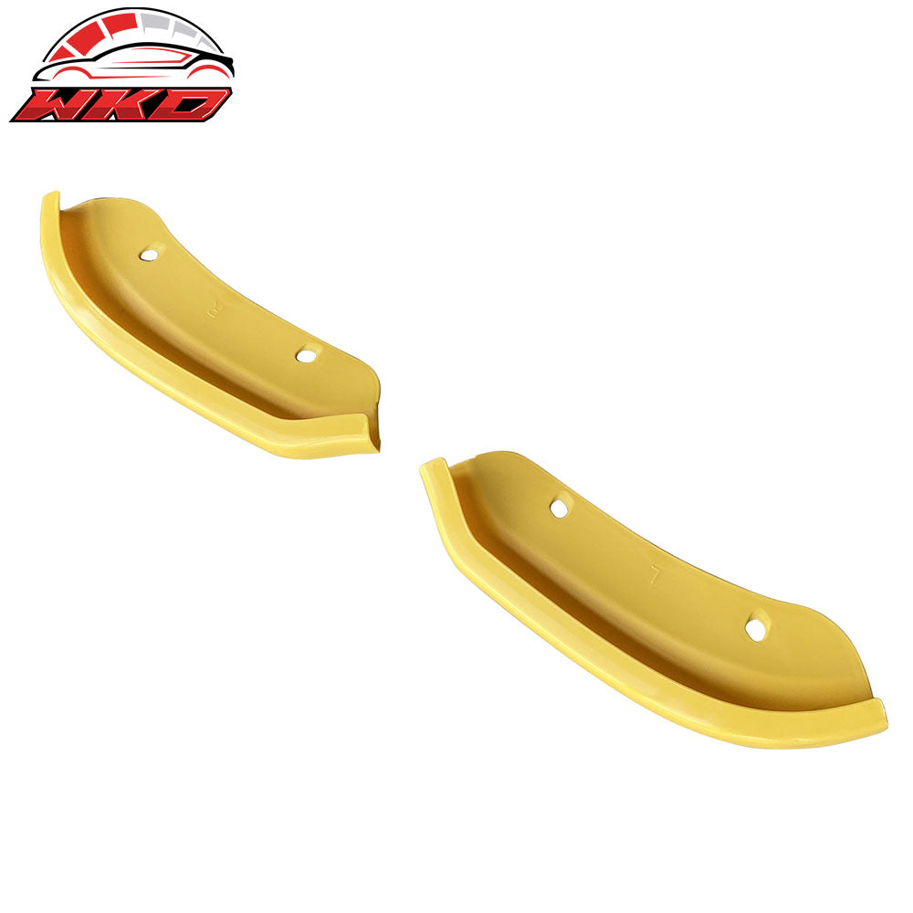 Fits 15-23 Dodge Challenger SRT Scat Pack 2PCS Front Bumper Lip Protector