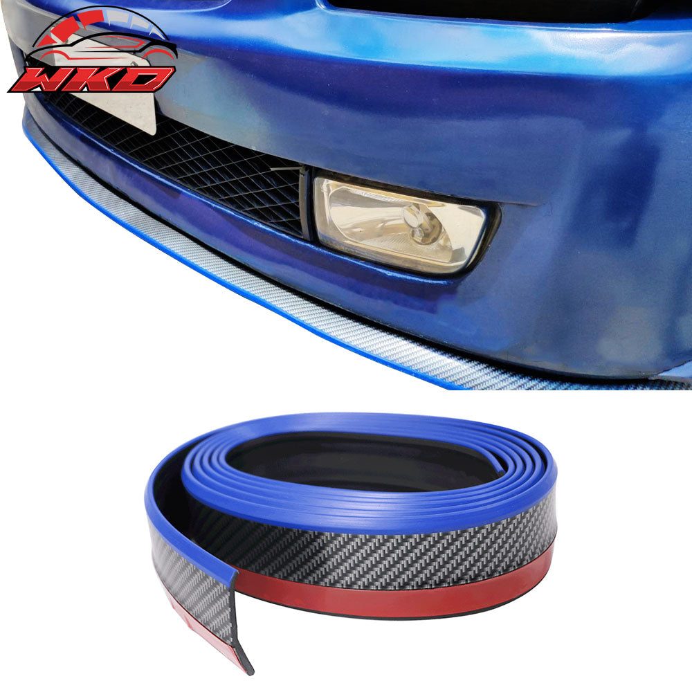 Universal 98" Car Front Bumper Lip Splitter Body Side Spoiler Protector