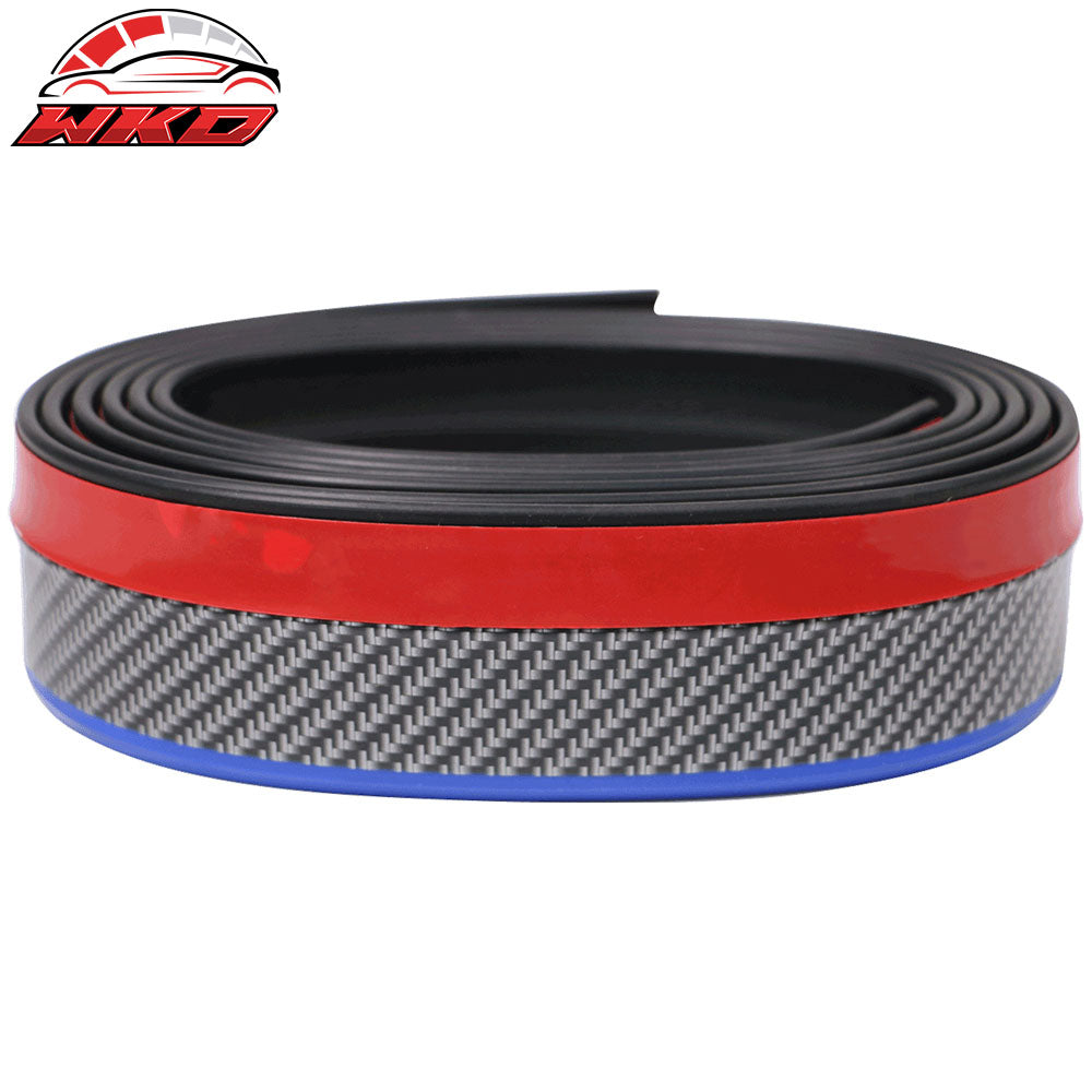 Universal 98" Car Front Bumper Lip Splitter Body Side Spoiler Protector