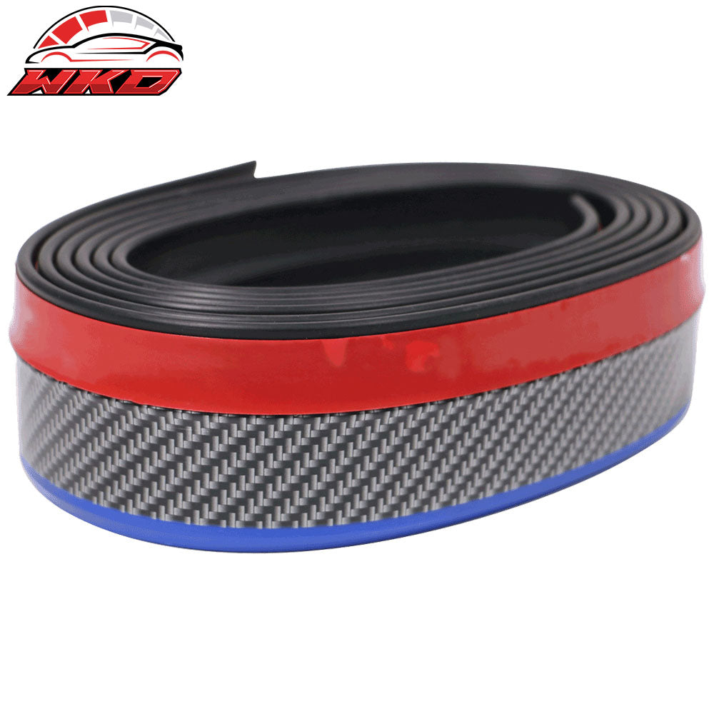 Universal 98" Car Front Bumper Lip Splitter Body Side Spoiler Protector