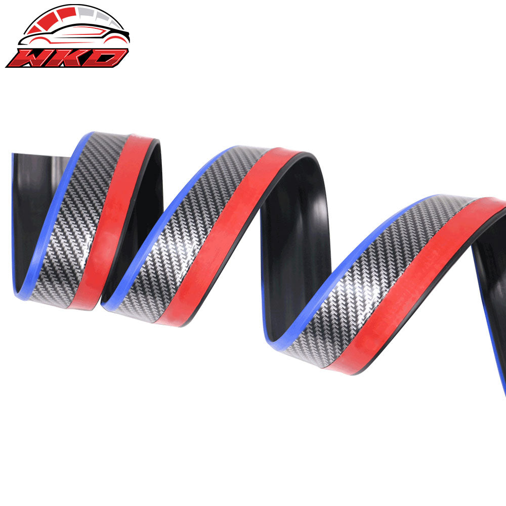 Universal 98" Car Front Bumper Lip Splitter Body Side Spoiler Protector