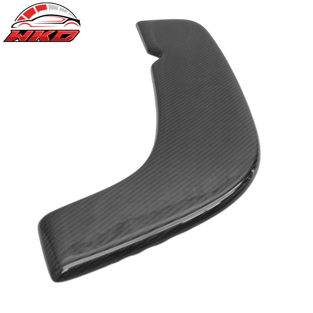 Universal Front Bumper Lip Splitter 2 Piece Set Carbon Fiber