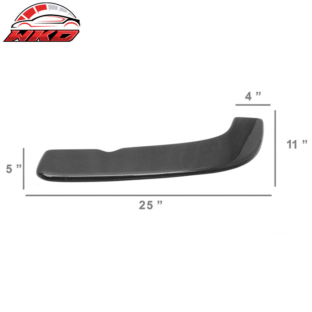 Universal Front Bumper Lip Splitter 2 Piece Set Carbon Fiber