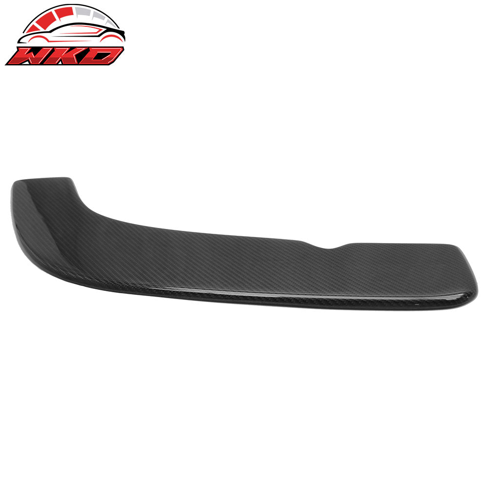 Universal Front Bumper Lip Splitter 2 Piece Set Carbon Fiber