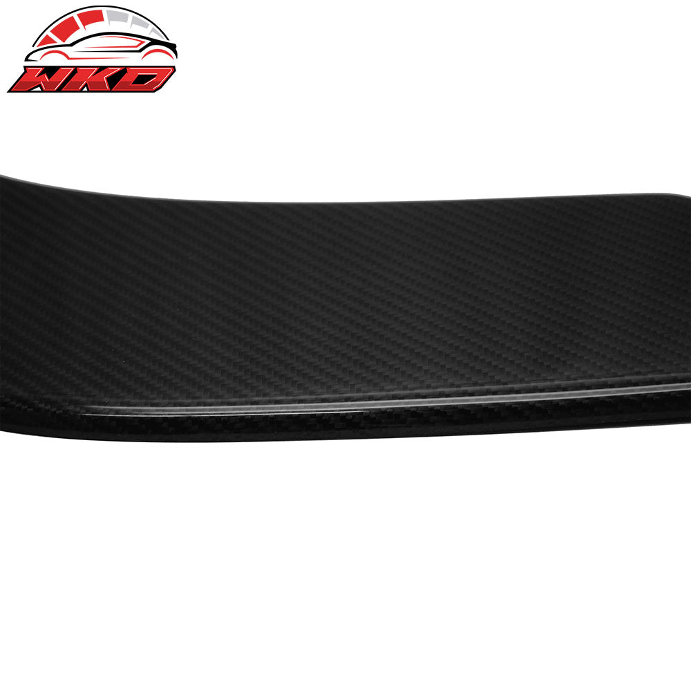 Universal Front Bumper Lip Splitter 2 Piece Set Carbon Fiber