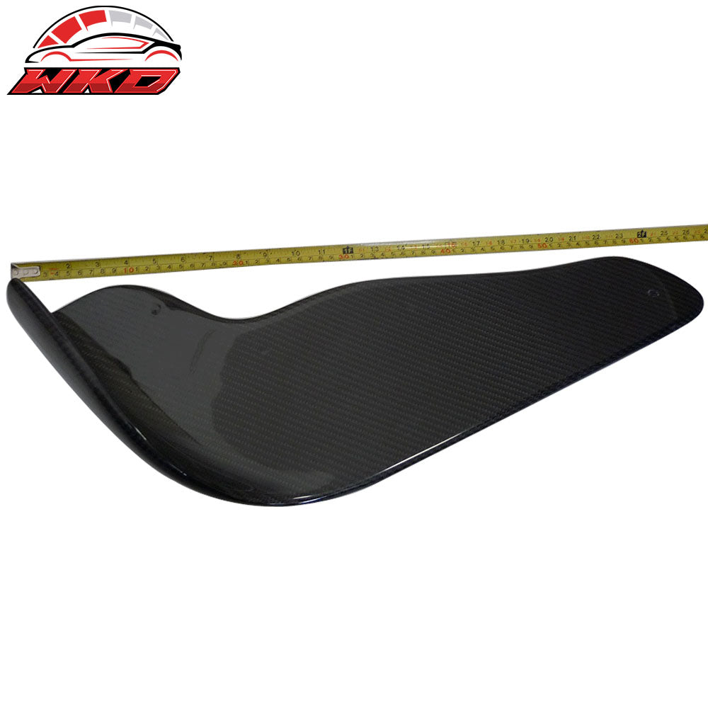 Universal Carbon Fiber Winglet Type 2 Front Bumper Lip Splitter