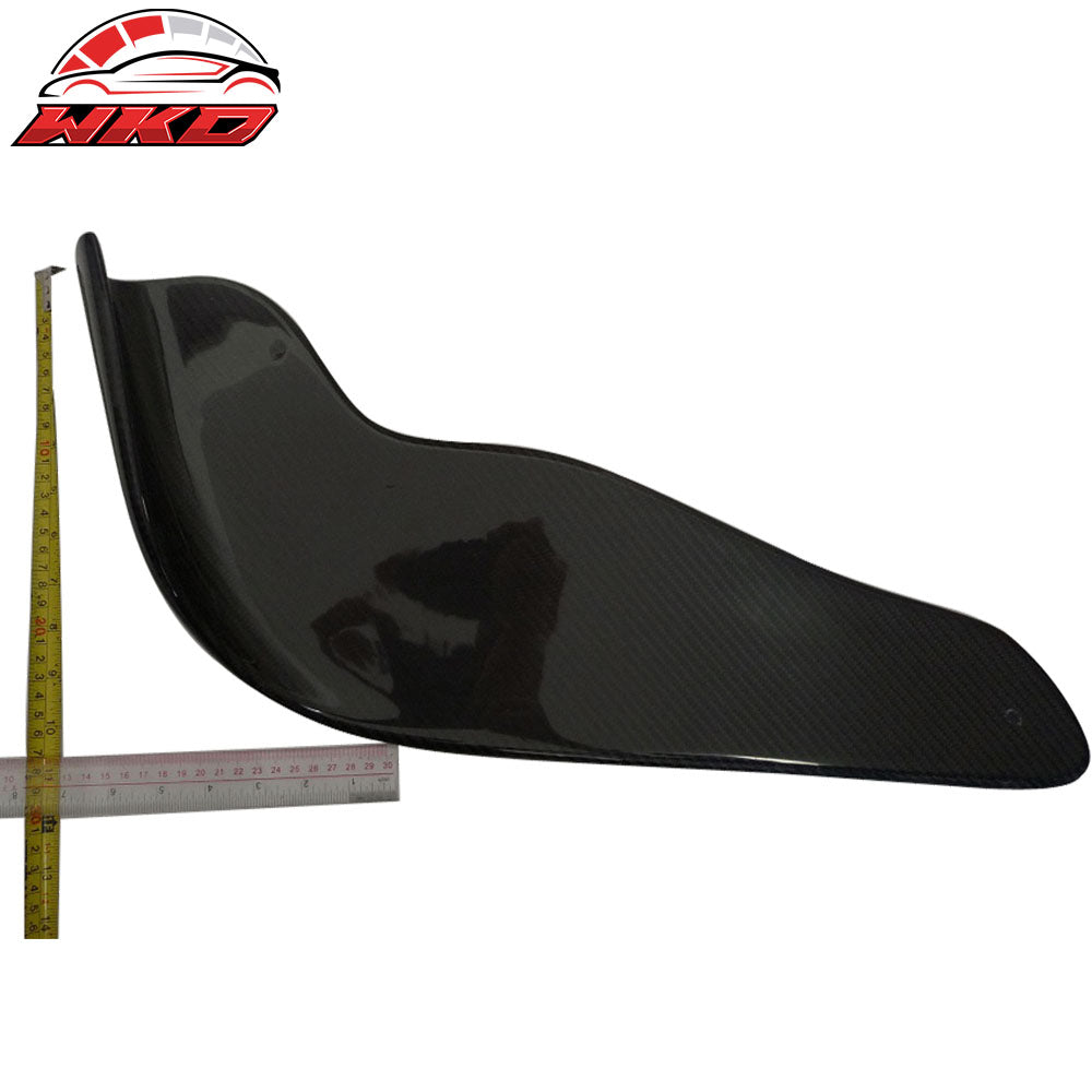 Universal Carbon Fiber Winglet Type 2 Front Bumper Lip Splitter