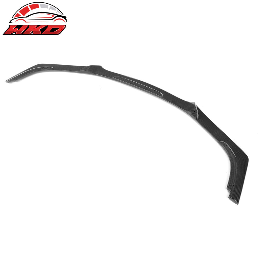 Fits 16-18 Honda Civic Front Bumper Lip Spoiler Carbon Fiber