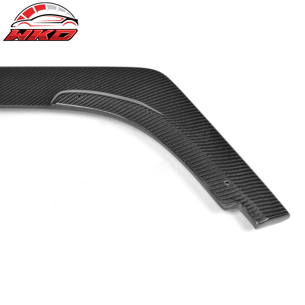 Fits 16-18 Honda Civic Front Bumper Lip Spoiler Carbon Fiber
