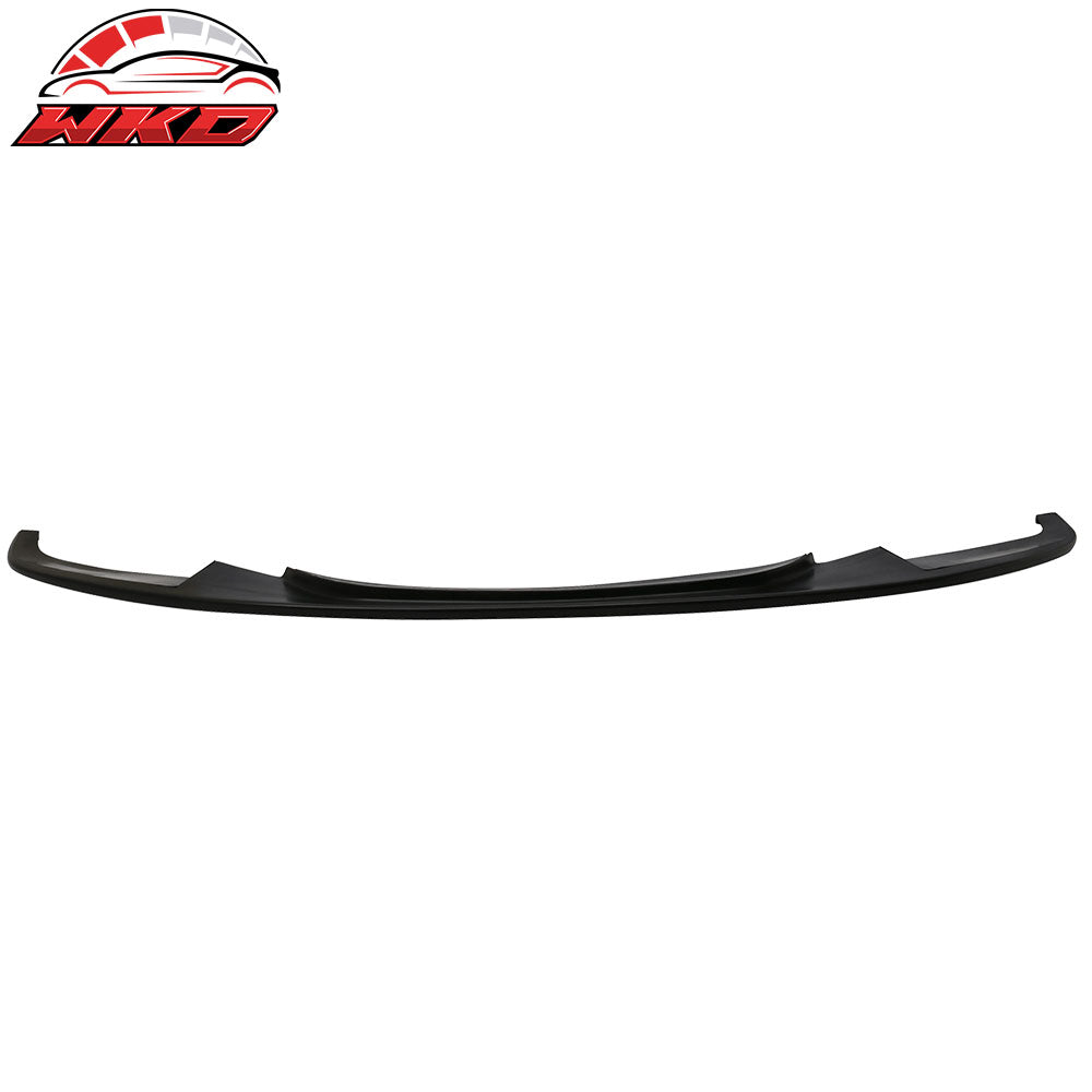 Fits 12-18 BMW F30 3 Series DP Style Front Bumper Lip Spoiler Unpainted Black PU
