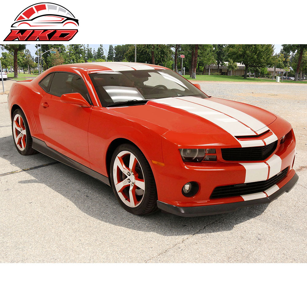 Fits 10-13 Chevrolet Camaro V8 SS 1SS 2SS Front Bumper Lip Spoiler BB Style PU