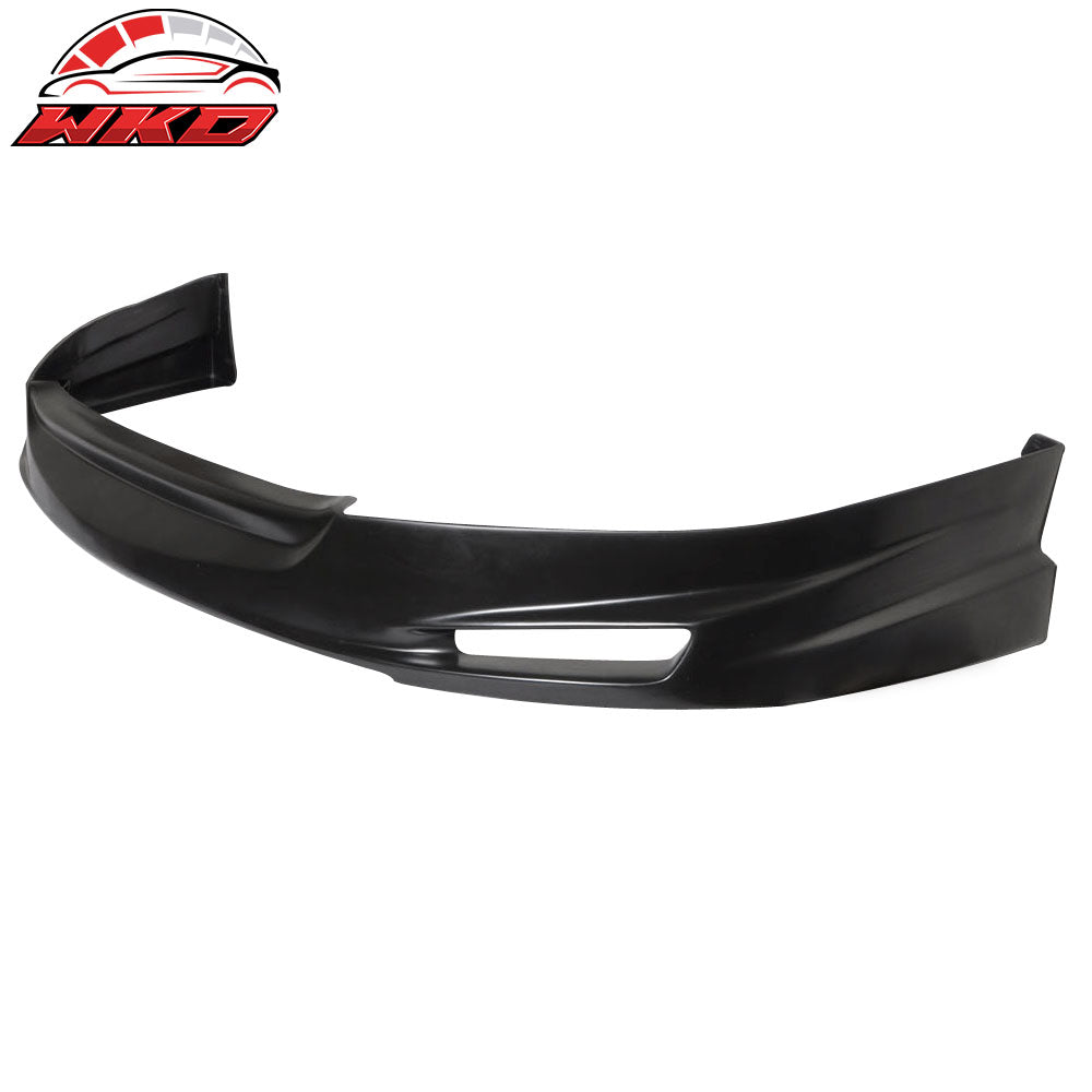 Fits 03-05 Honda Accord Sedan Mugen Style Front Bumper Lip Spoiler Unpainted PU