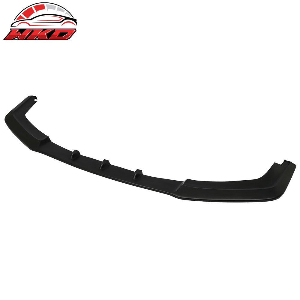 Fits 17-21 Honda Civic Sport Hatchback V3 Style 1PC Front Bumper Lip Spoiler PU