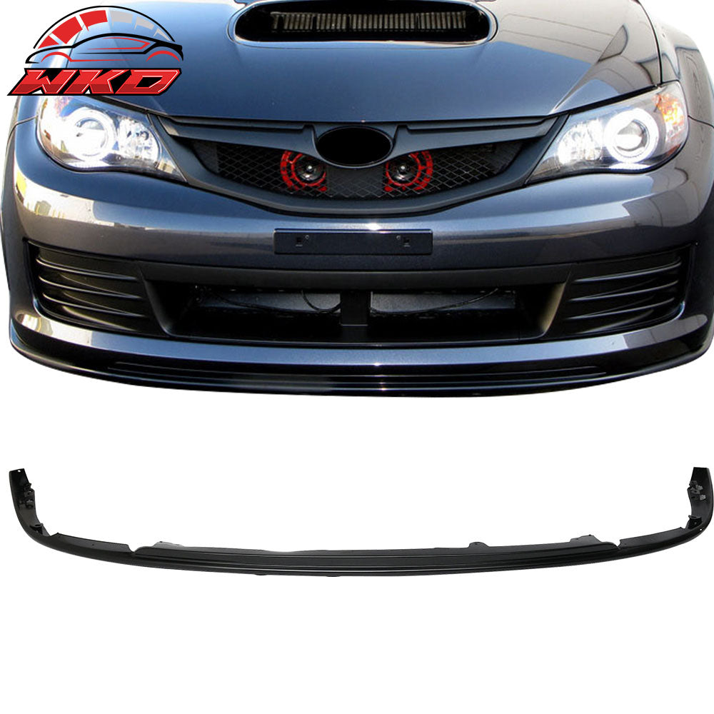 08-10 Subaru Impreza WRX STI Front Bumper Lip Spoiler Unpainted PP Splitter | Wholesale