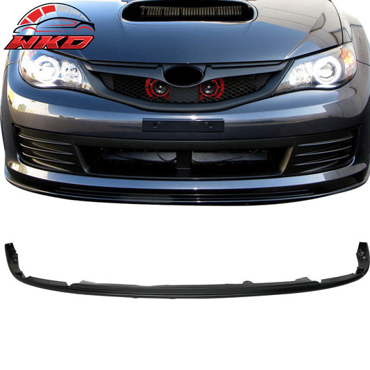 08-10 Subaru Impreza WRX STI Front Bumper Lip Spoiler Unpainted PP Splitter | Wholesale