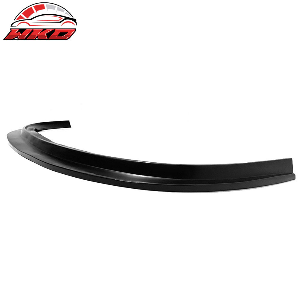 Fits 93-95 Honda Civic del Sol Front Bumper Lip Spoiler Unpainted Black PU