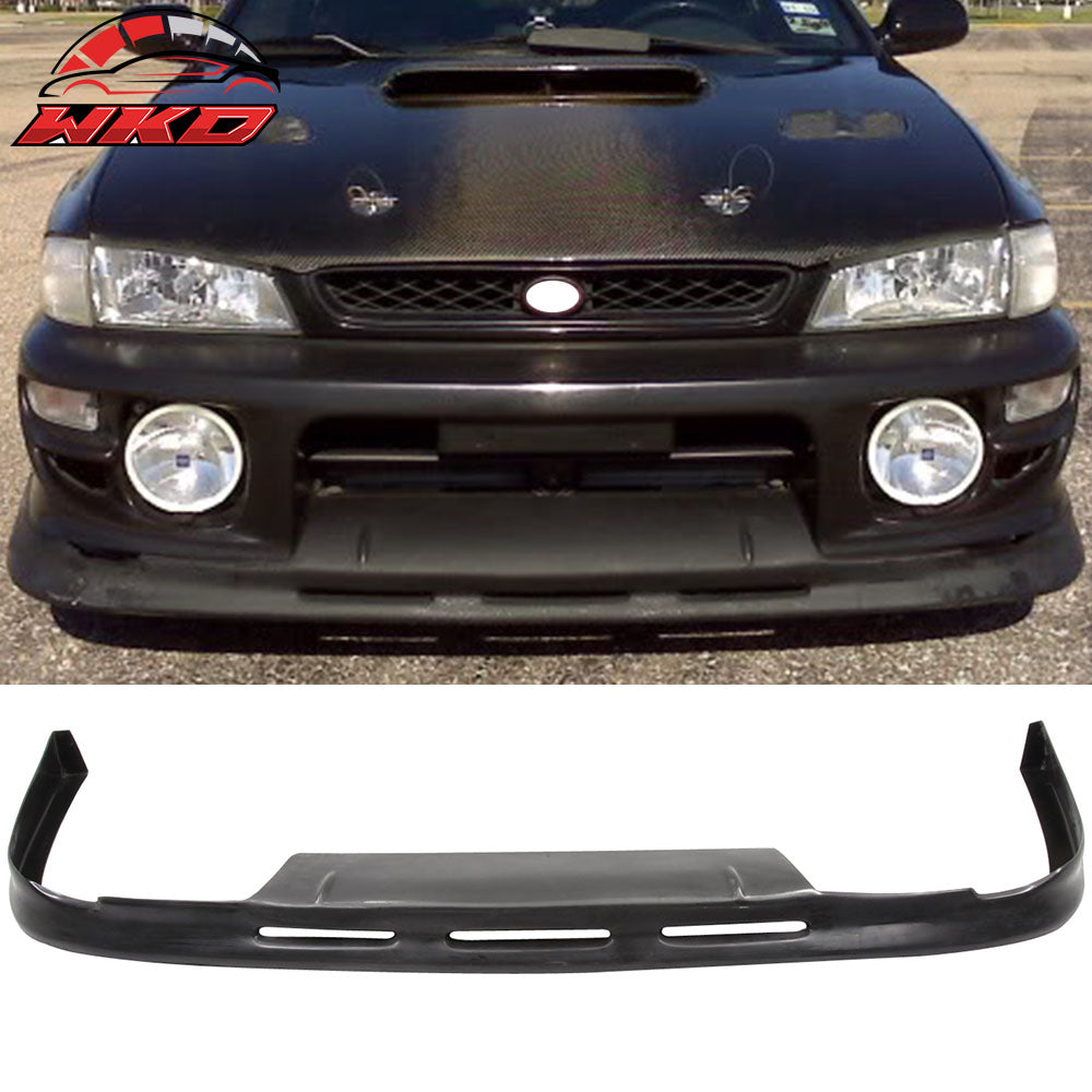 Fits 97-01 Subaru Impreza & WRX P1 Style Front Bumper Lip Spoiler Unpainted PU