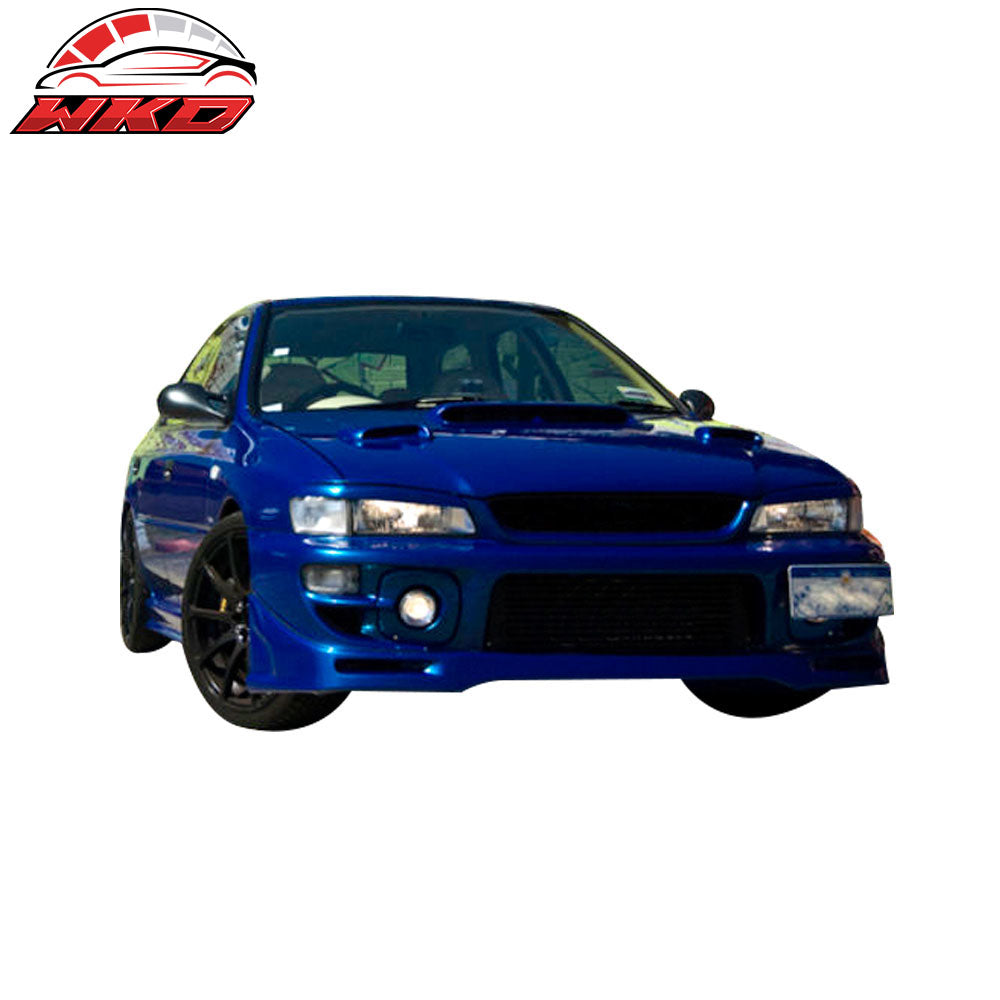 Fits 97-01 Subaru Impreza WRX STI Style Front Bumper Lip Spoiler Unpainted PU