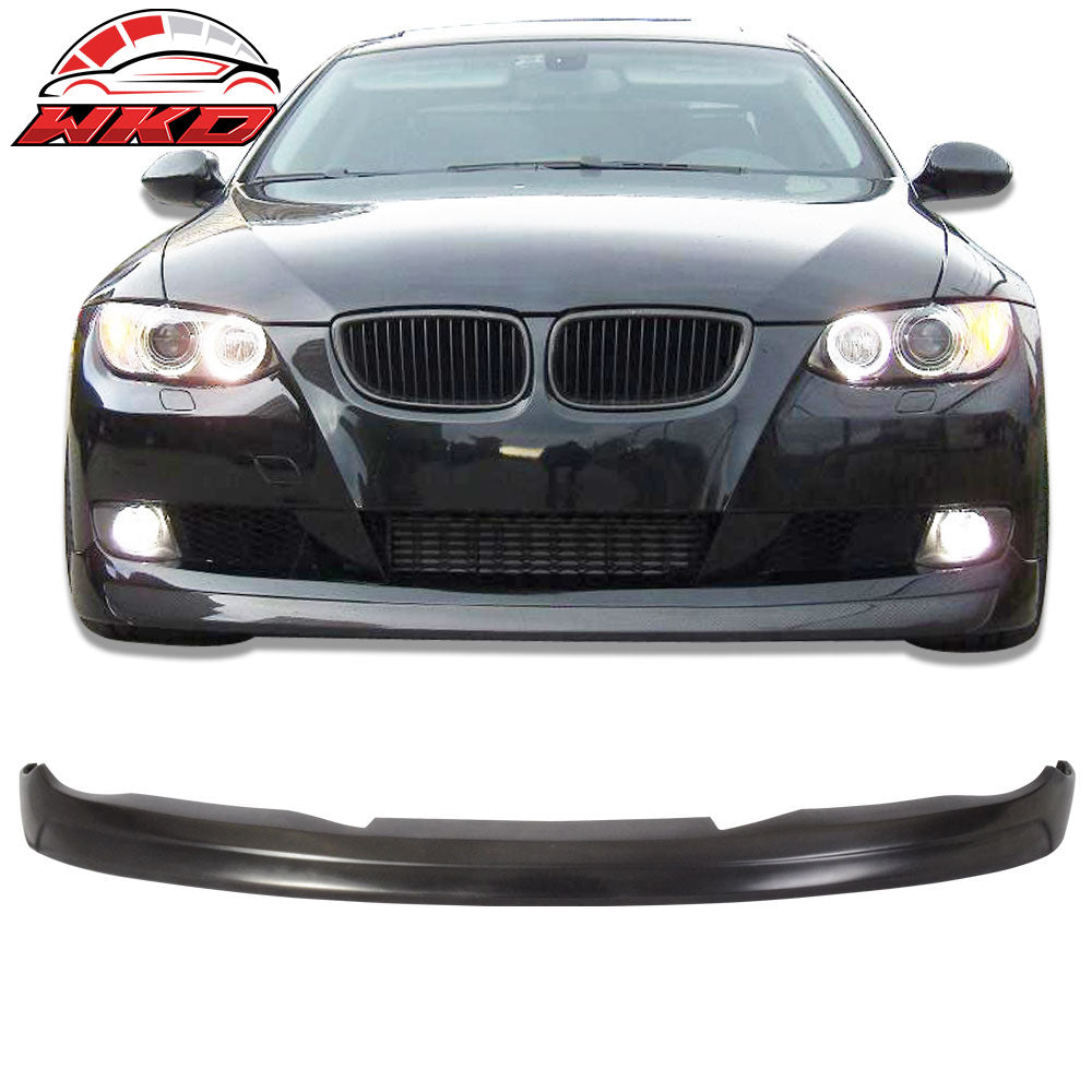 Fits 07-10 BMW E92 E93 3 Series Coupe 2Dr V Style Front Bumper Lip Unpainted PU