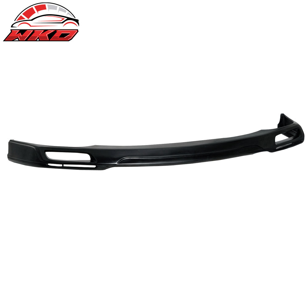 Fits 98-02 Honda Accord Sedan V Style Front Bumper Lip Unpainted - PU