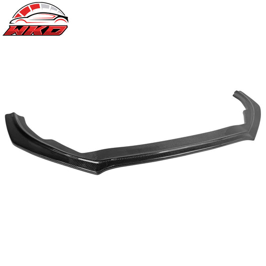 18-20 Ford Focus Hatchback V Style Front Bumper Lip - Real Carbon Fiber | Wholesale