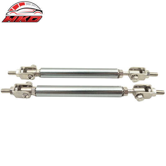Wholesale 2PCS Universal Gunmetal Sanded Adjustable 5.5-8 Inch Front Bumper Lip Strut Rod