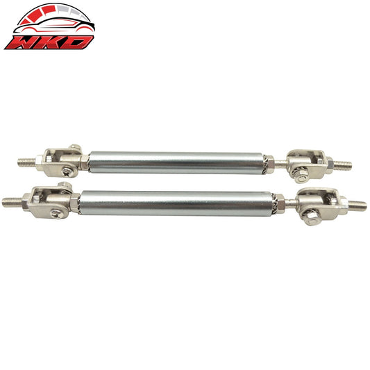 Wholesale 2PCS Universal Gunmetal Sanded Adjustable 5.5-8 Inch Front Bumper Lip Strut Rod